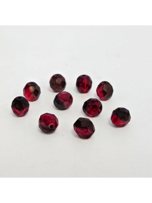 Mezzo cristallo colore Rosso scuro con Bronzo