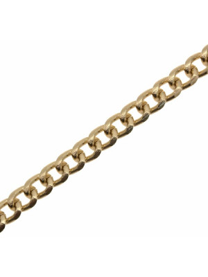 Catena grumetta piatta, in alluminio, dimensione anello 7x9 mm.
