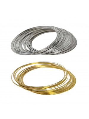 Busta contenente 12 giri di filo armonico per orecchini (più sottile)