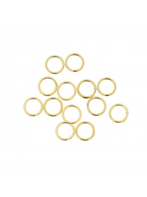 Anellino tondo apribile, 9x0,8 mm., in Acciaio