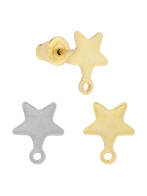 Perno a forma Stella, 8x10 mm., in Acciaio