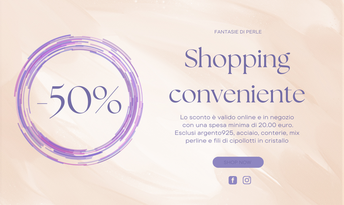Sconto 50% su tutto