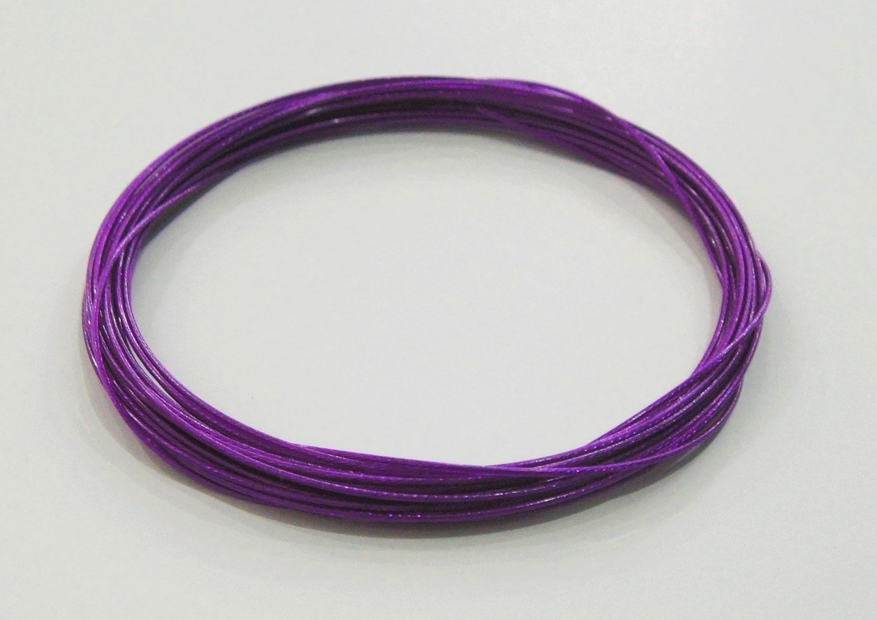 Cavetto colorato, spessore 0,45 mm, colore Viola