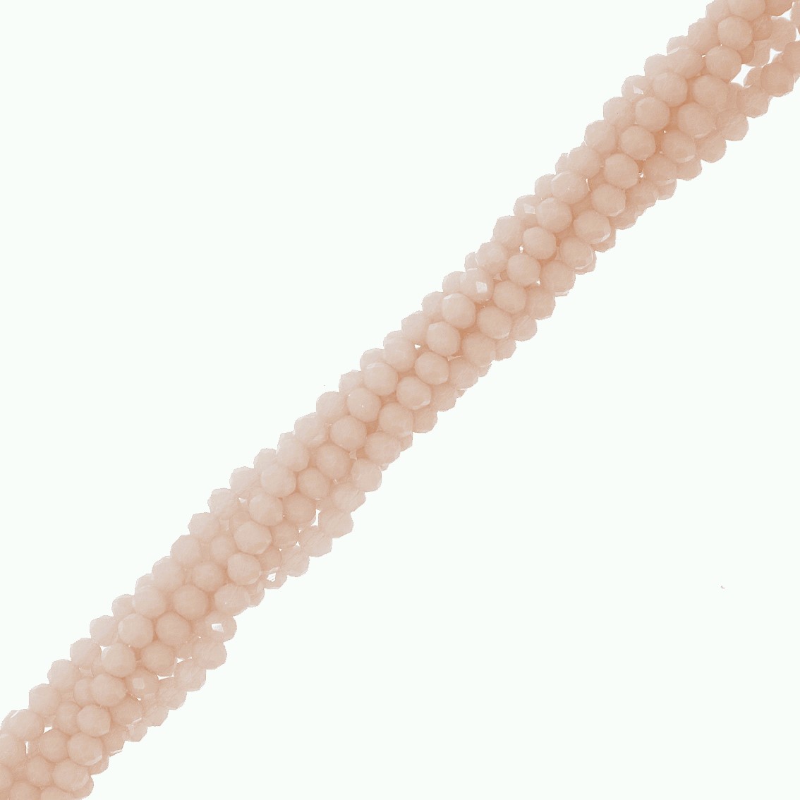 Filo di Cipollotti in Cristallo, 8x6 mm, colore ROSA CIPRIA OPALE