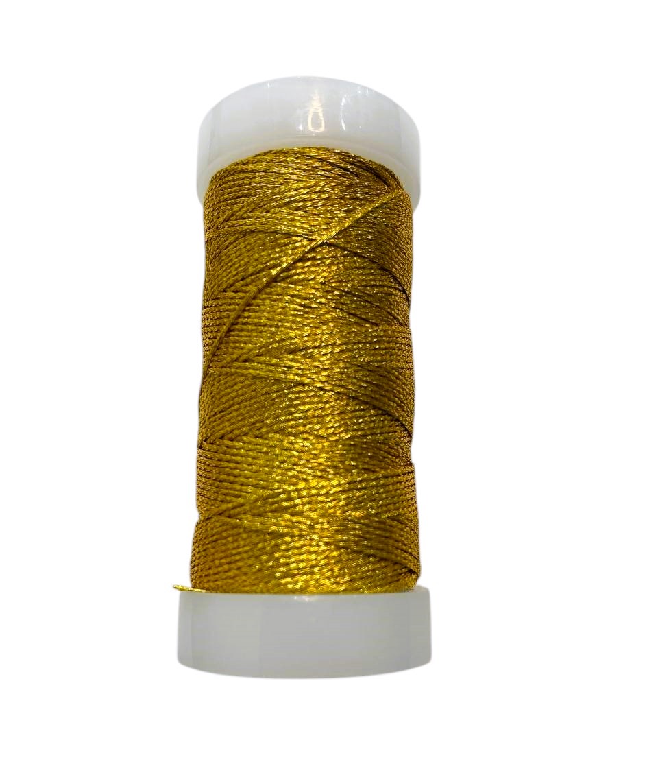 Filato gioiello per uncinetto in Lurex colore ORO SCURO