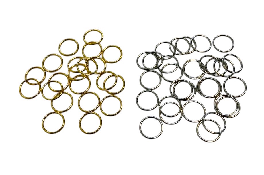 Anellino tondo apribile, 8x0,7 mm., in Acciaio