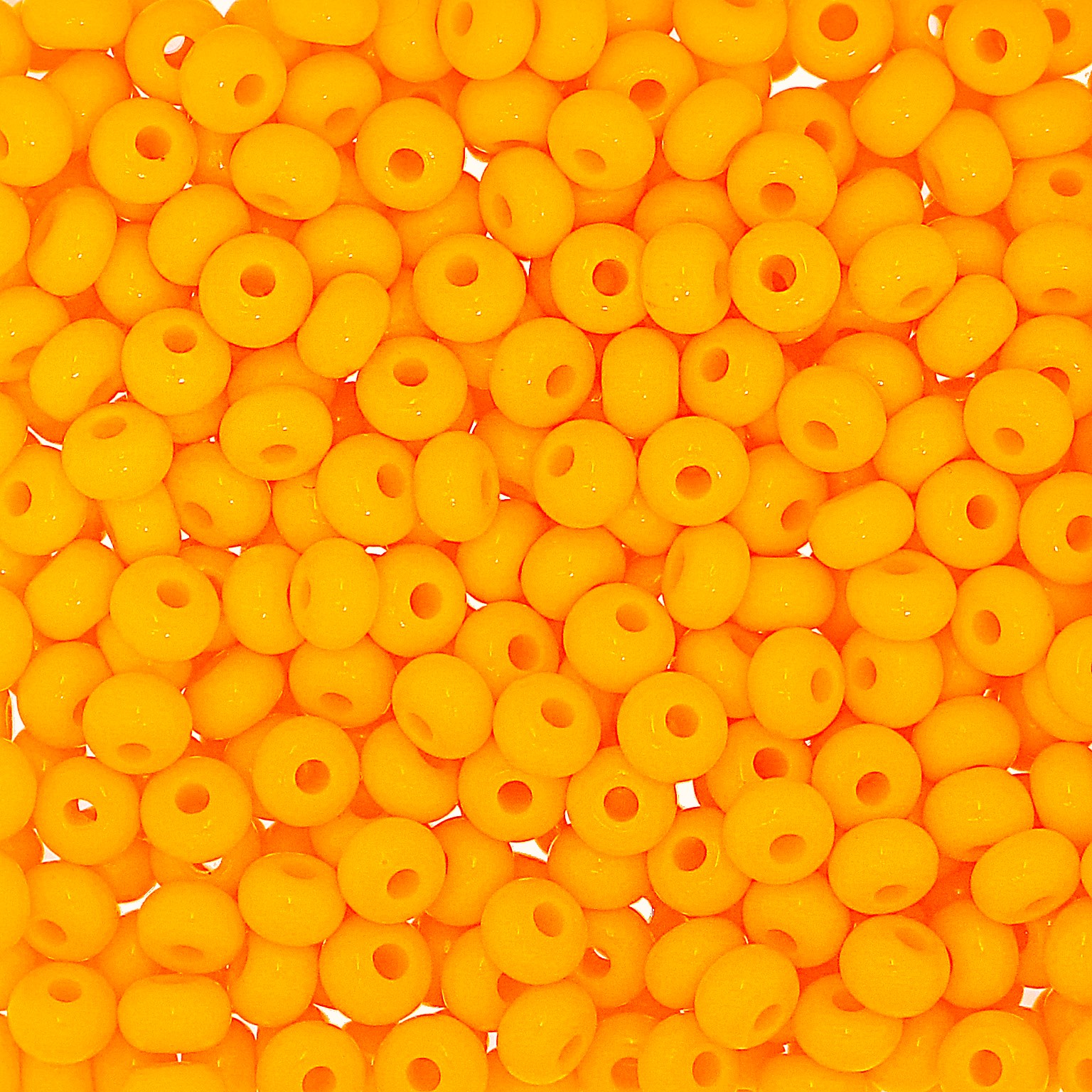 Conteria in vetro, dimensione 4,5x3mm., colore Arancione opaco