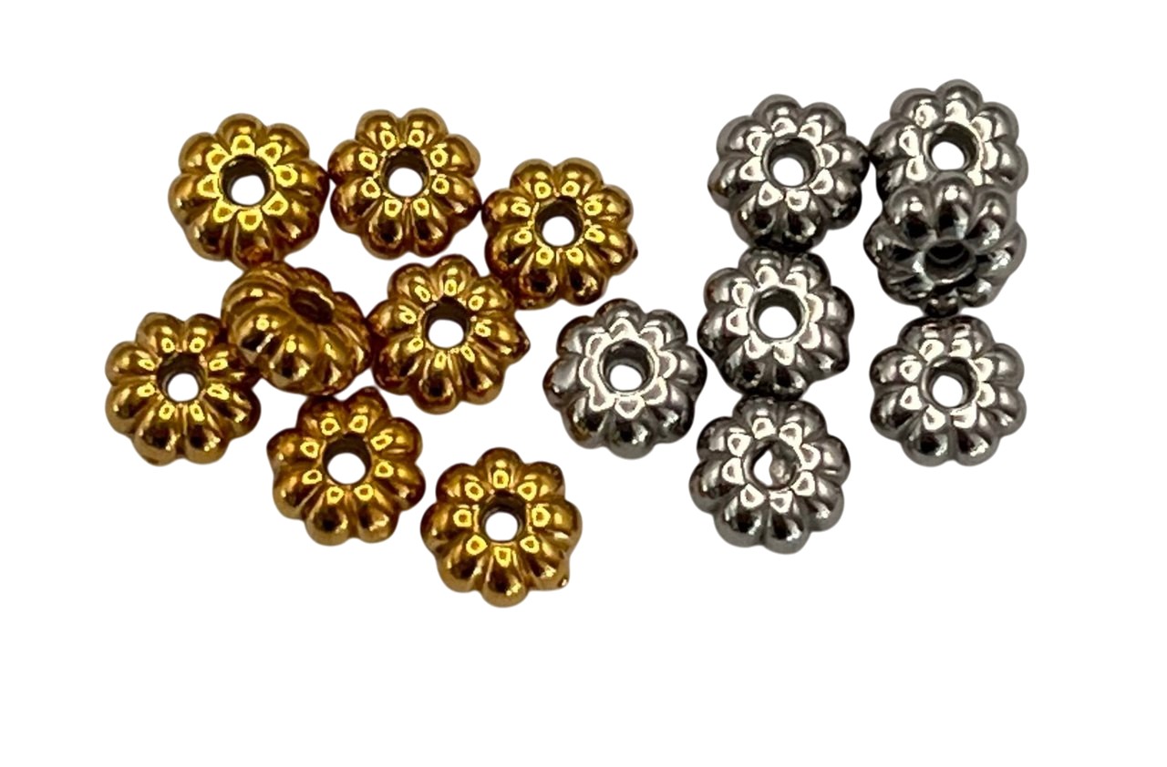 Distanziatore a Rondella a forma di Fiore 2,8x6,4mm.
