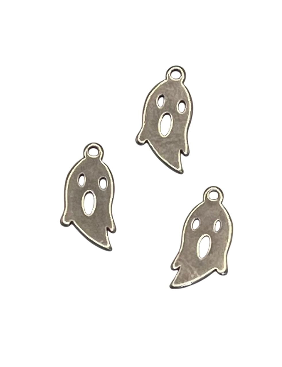 Ciondolo in acciaio, forma Fantasma, 5x12mm